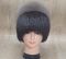Меховая Женская Шапка из Кролика М-007-К Шапка из Натурального Меха на Вязаной Основе