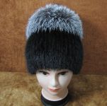 Женская Шапка из Норки НМ-009 Меховая Шапка из Меха Норки на Вязаной Основе