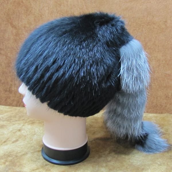 Женская Шапка из Ондатры ОМ-011 Меховая шапка